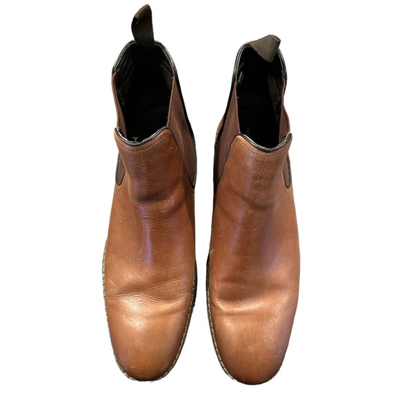 Franco Fortini Men's Trevor Chelsea Leather Ankle Boots Size 13 EUC - Picture 1 of 6